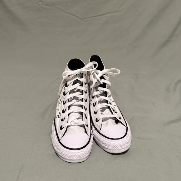 Converse X Peanut Chuck Taylor All Star Hi White sz 7 - Picture 4 of 10